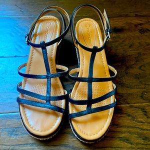 Corso Como Black espadrille sandals EUC 8